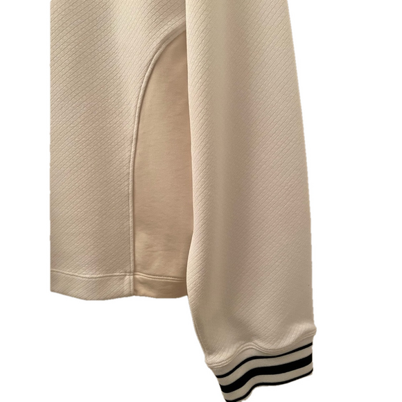 Danskin Full Zip Athletic Jacket with Beige Accents and Black Trim Size M - Picture 8 of 12